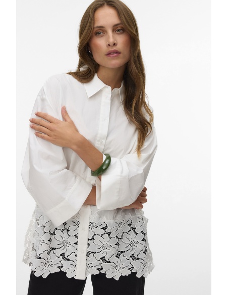 Schneewittchen-Blumen-Shirt VMRITTA