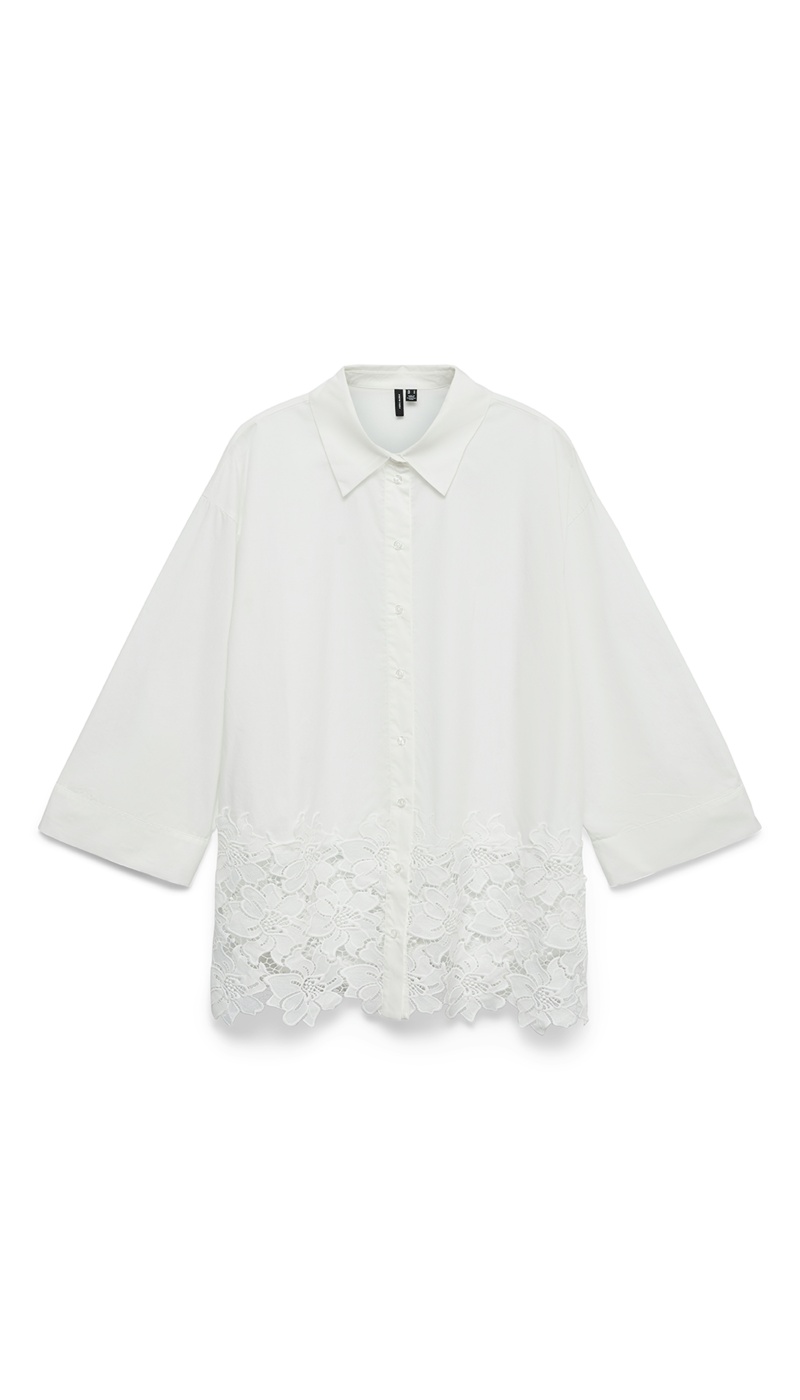 Snow White Flowers Shirt VMRITTA
