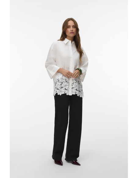 Schneewittchen-Blumen-Shirt VMRITTA