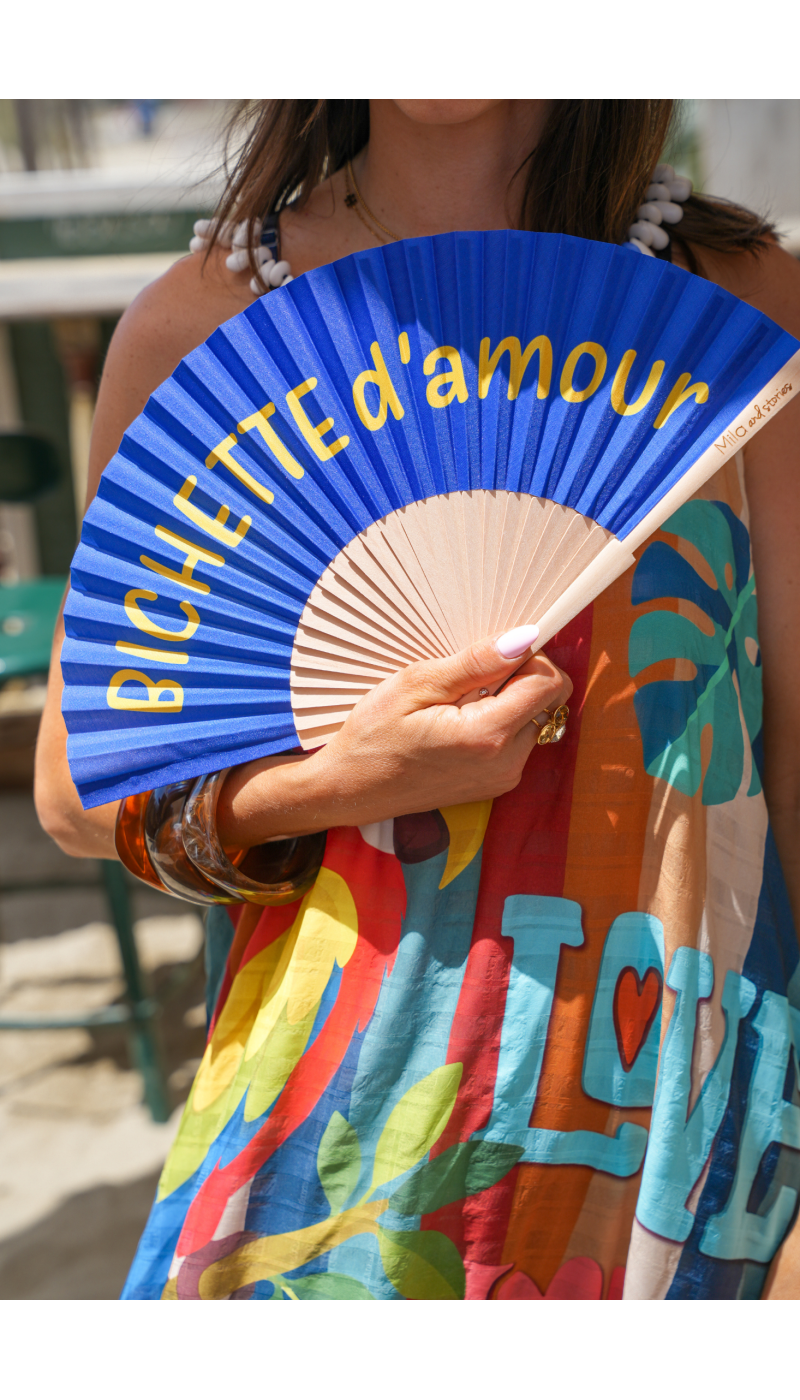 BICHETTE D'AMOUR Ventaglio Blu