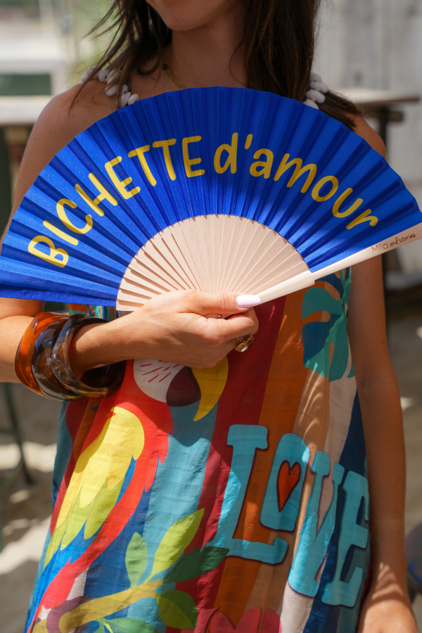BICHETTE D'AMOUR Ventaglio Blu