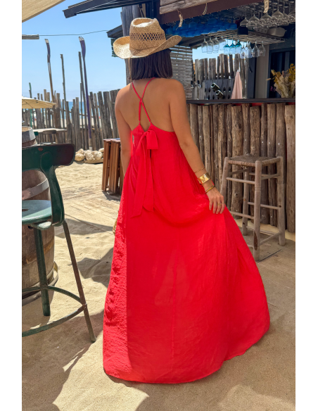 CORAL EMBROIDERED WOMEN’S DRESSES E26