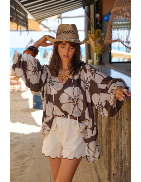 ALBANE Beige Tulpenshorts