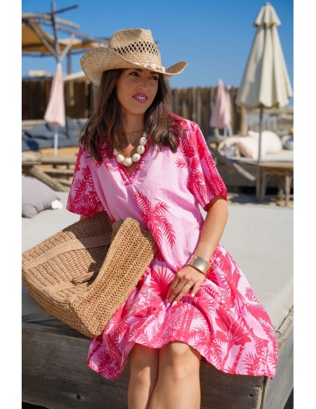 Robe Palmier Rouge PUERTO RICO