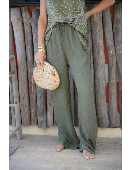 Ensemble Bandana Kaki XAMENA