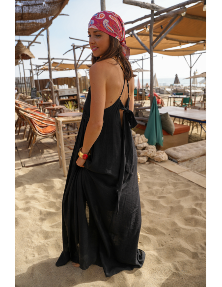 BLACK EMBROIDERED WOMEN’S DRESSES E26