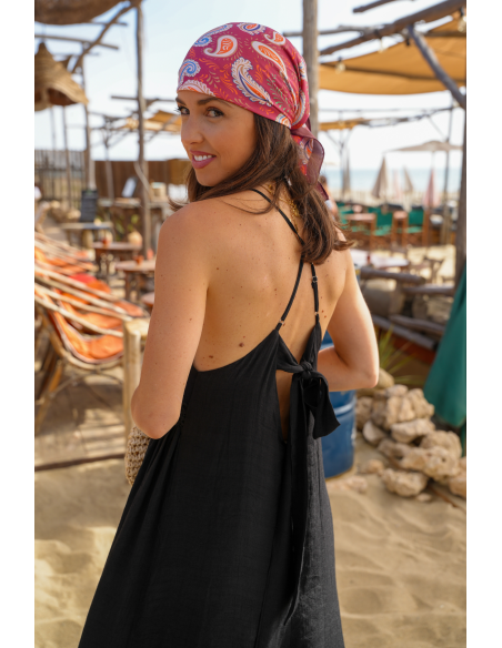 VESTIDOS DE MUJER BORDADOS NEGROS E26