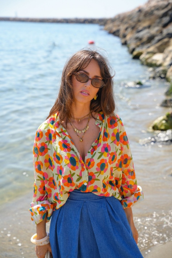BLUSA GIRASO AMÊNDOA E26