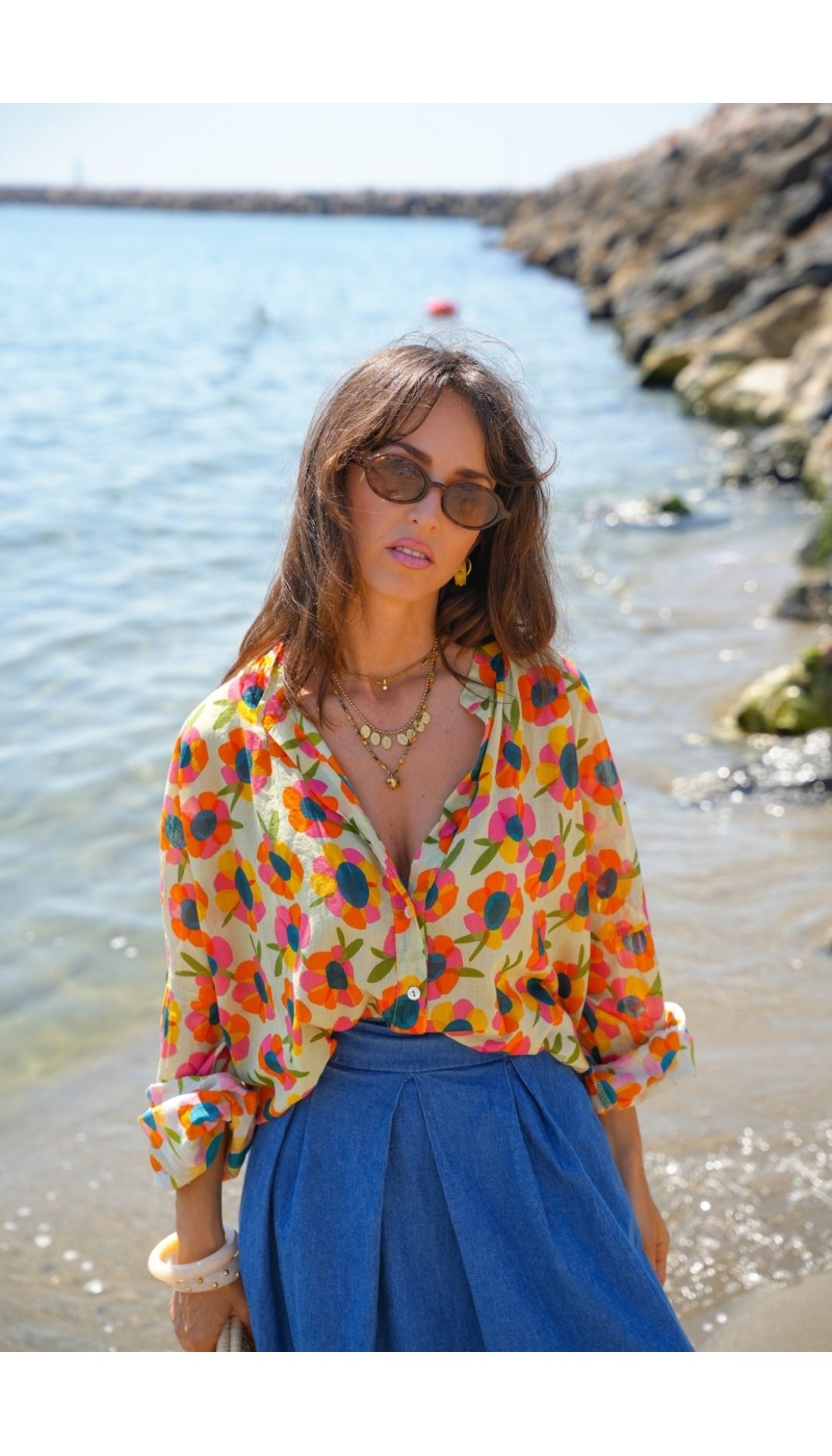 BLUSA GIRASO AMÊNDOA E26