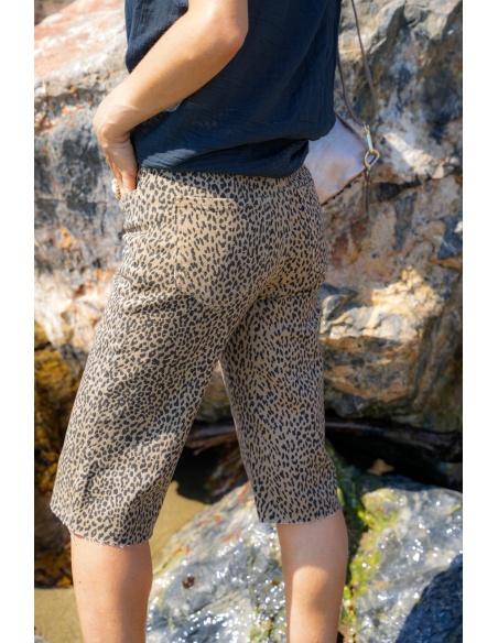 DAMENHOSE LEOPAR CAMEL E26