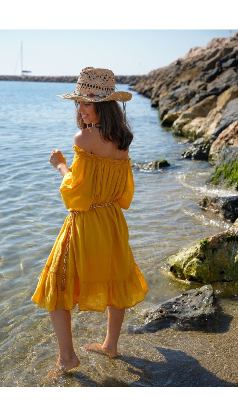 VESTIDOS DE MULHER AMARELOS E26