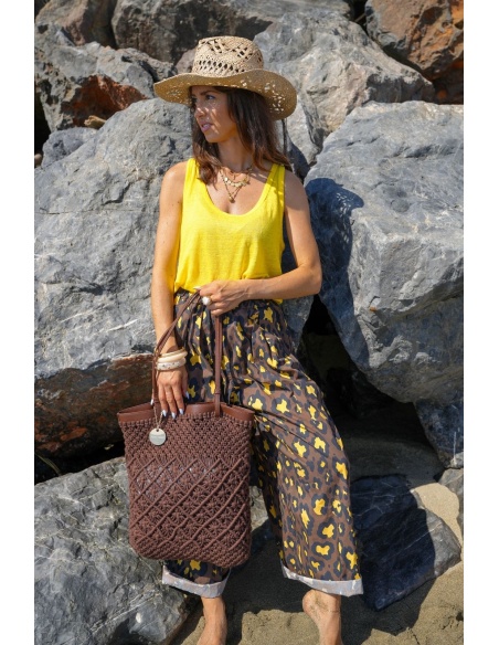PANTALONE DONNA LEOPAR JA/MAR E26