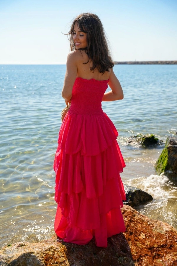 Robe Bustier Rouge Johanna BONANY
