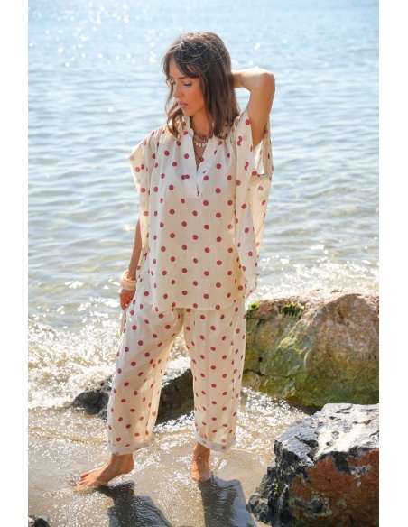 HIGH DOTS ECRU E26