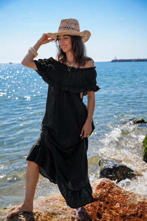 VESTIDOS MUJER NEGRO E26