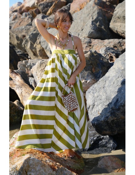 WOMEN'S DRESSES WHITE KHAKI E26