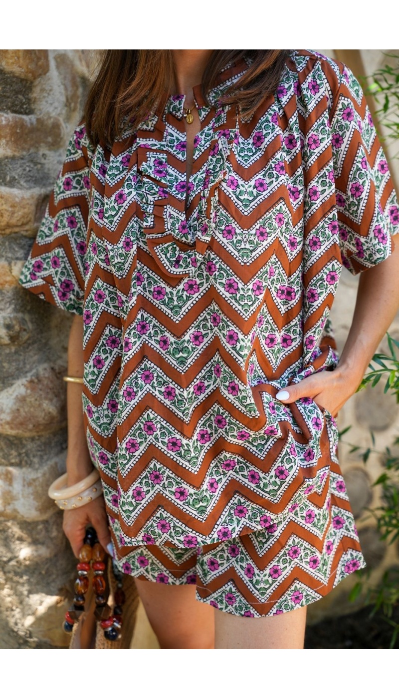 BLUSA FIORE RUGGINE E26