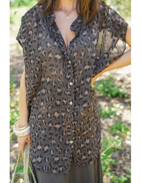 LEOPAR SCHOKOLADENBLUSE E26