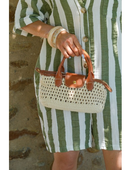 Petit Sac Macramé Écru GRANADA