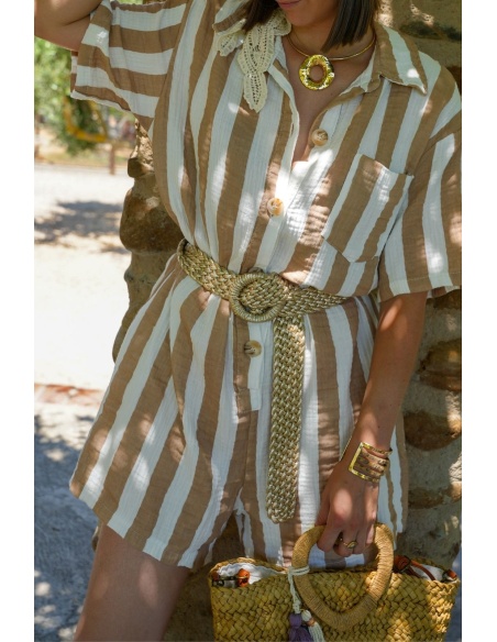 Ceinture Tressé Doré GLAM