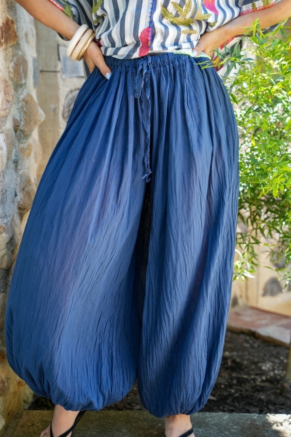 DAMENHOSE BOULE NAVY E26
