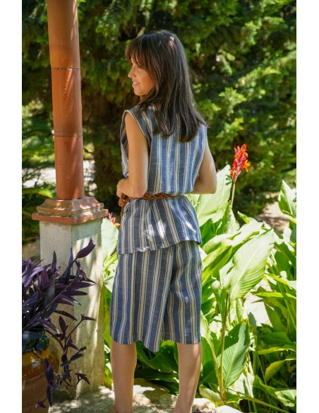 SHORT MUJER MARINO RAYAS E26
