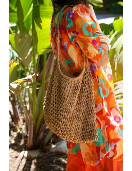 Sac Tissé Beige RIBEIRA