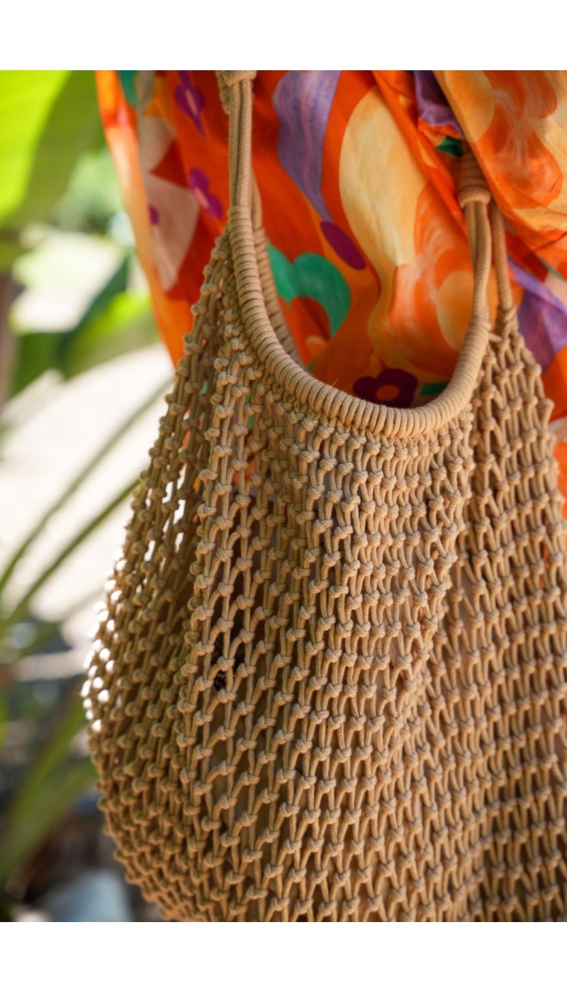 Sac Tissé Beige RIBEIRA