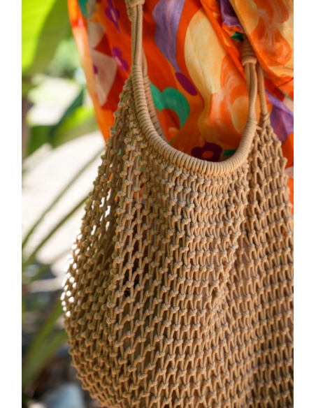 Sac Tissé Beige RIBEIRA