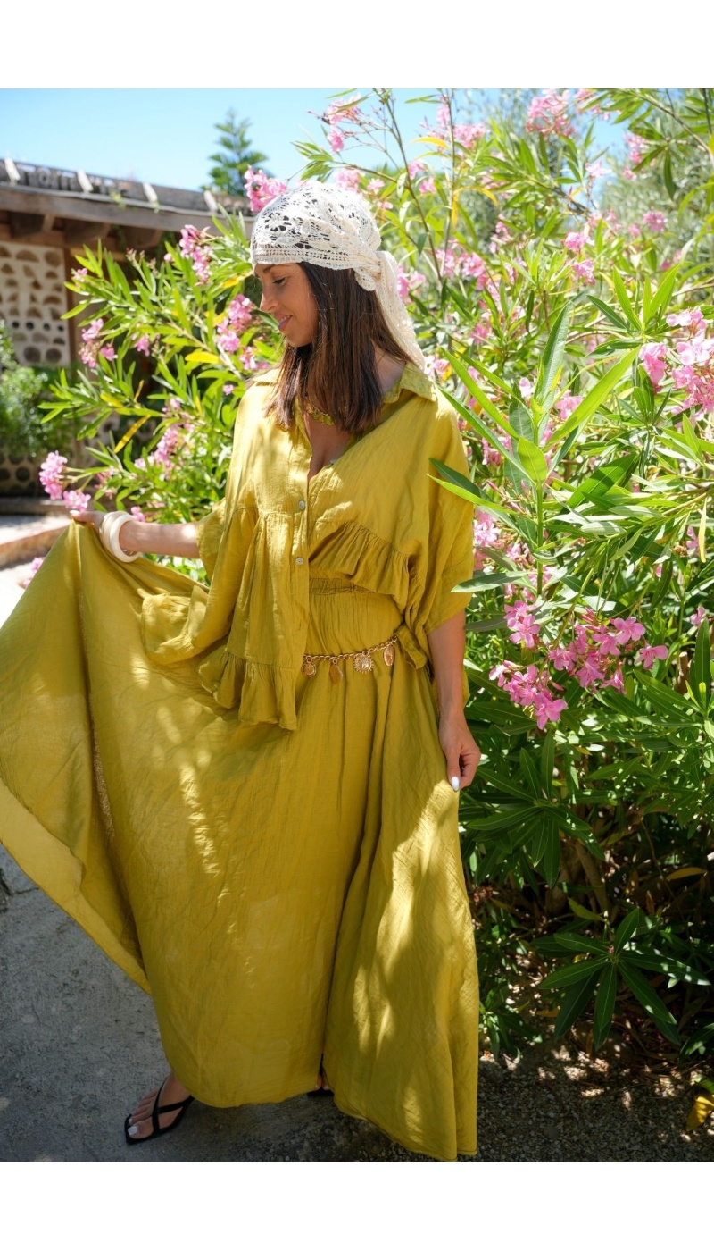 OLIVE FLYING BLOUSE E26