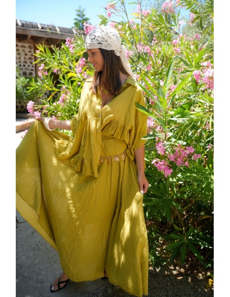 OLIVE FLYING BLOUSE E26