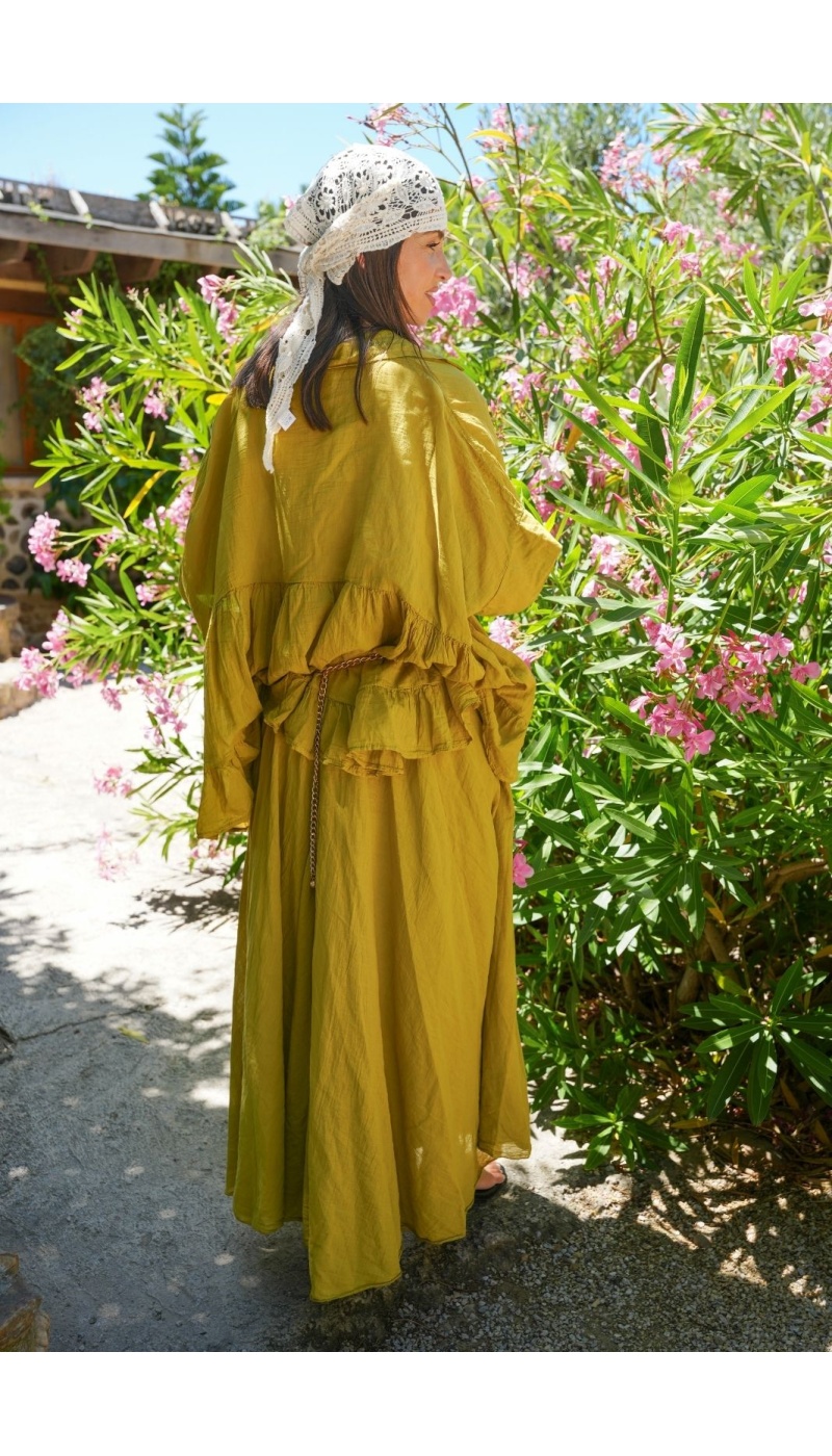 Jupe Longue Olive VENTURA