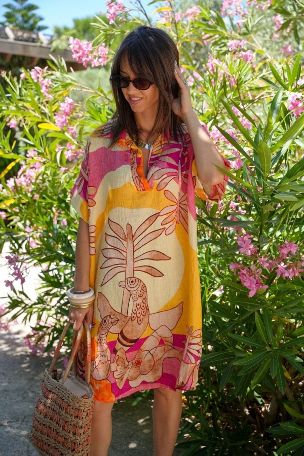 Robe Safari Jaune TANZANIE