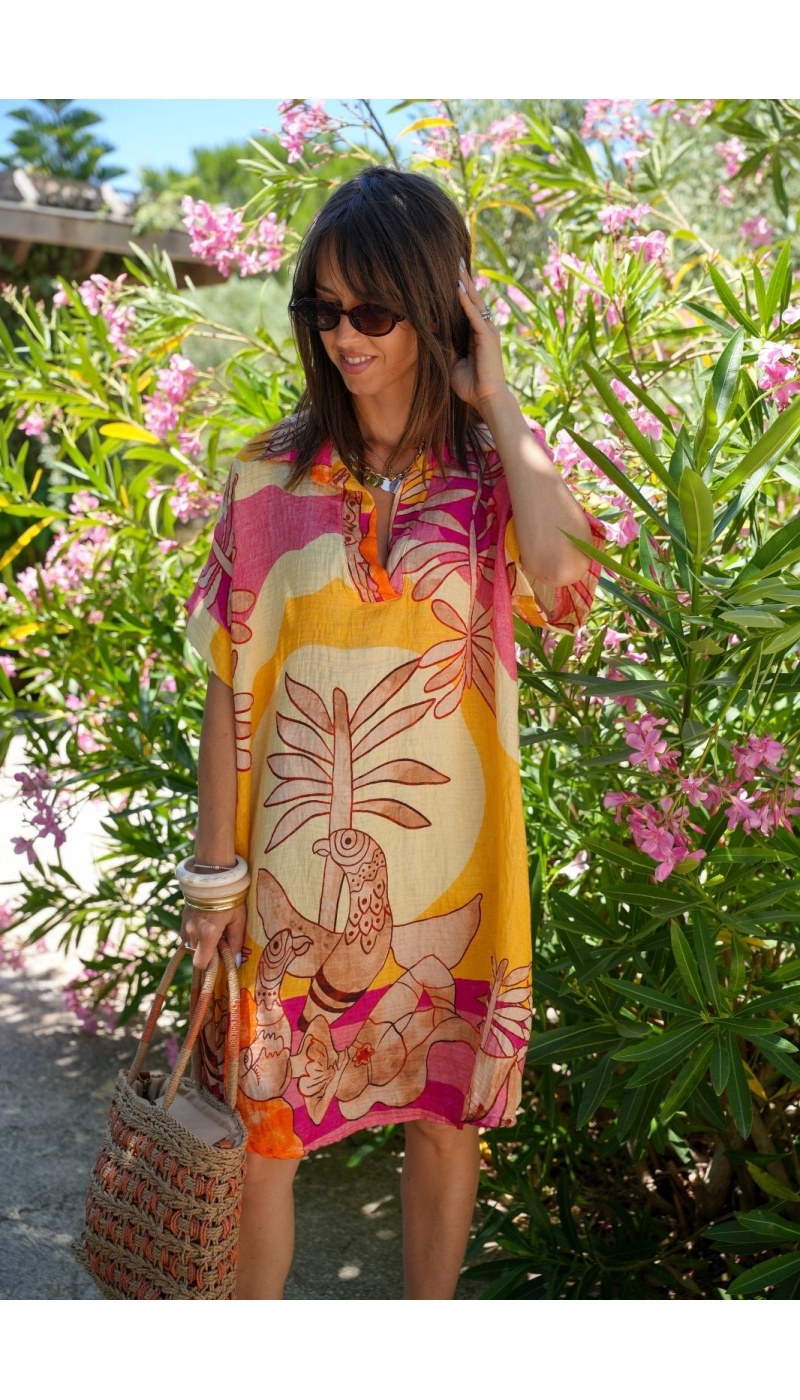 Robe Safari Jaune TANZANIE