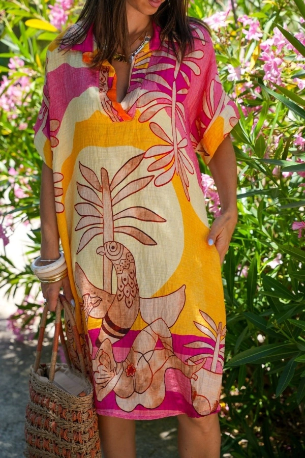 Robe Safari Jaune TANZANIE 2