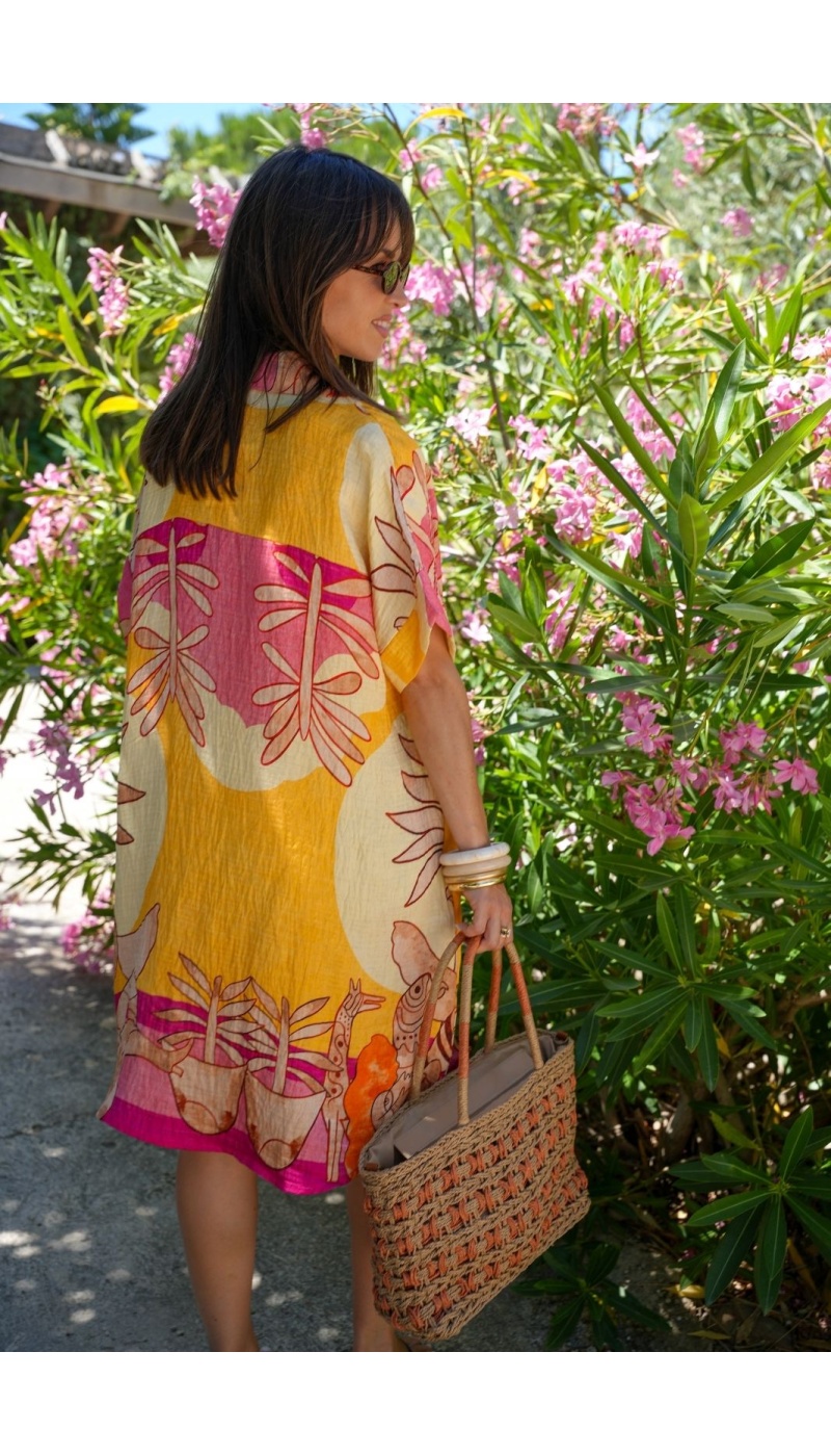 Robe Safari Jaune TANZANIE