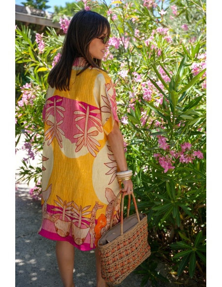 Robe Safari Jaune TANZANIE