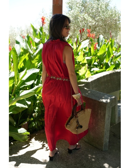 VESTIDOS MUJER ROJO E26