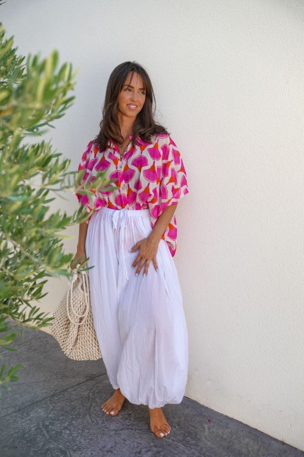 Pantalon Boule Blanc ALBARCA