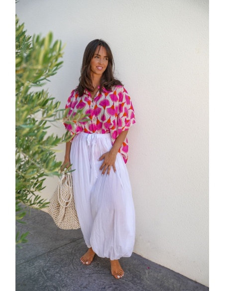 Pantalon Boule Blanc ALBARCA