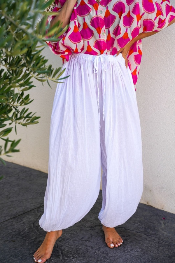 Pantalon Boule Blanc ALBARCA 2