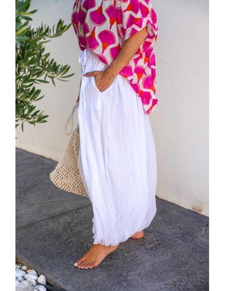 Pantalon Boule Blanc ALBARCA