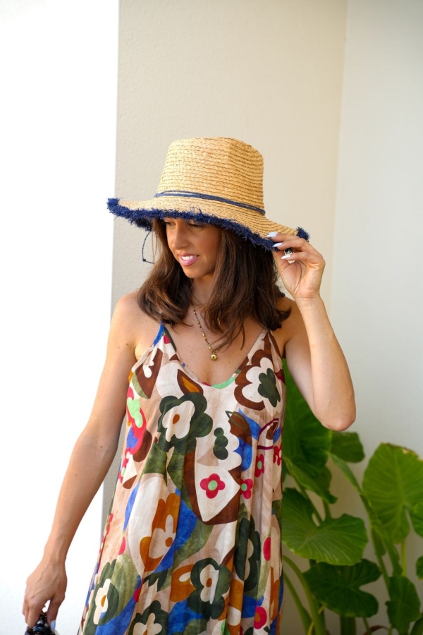 Chapeaux Marine Rafia PORTOFINO