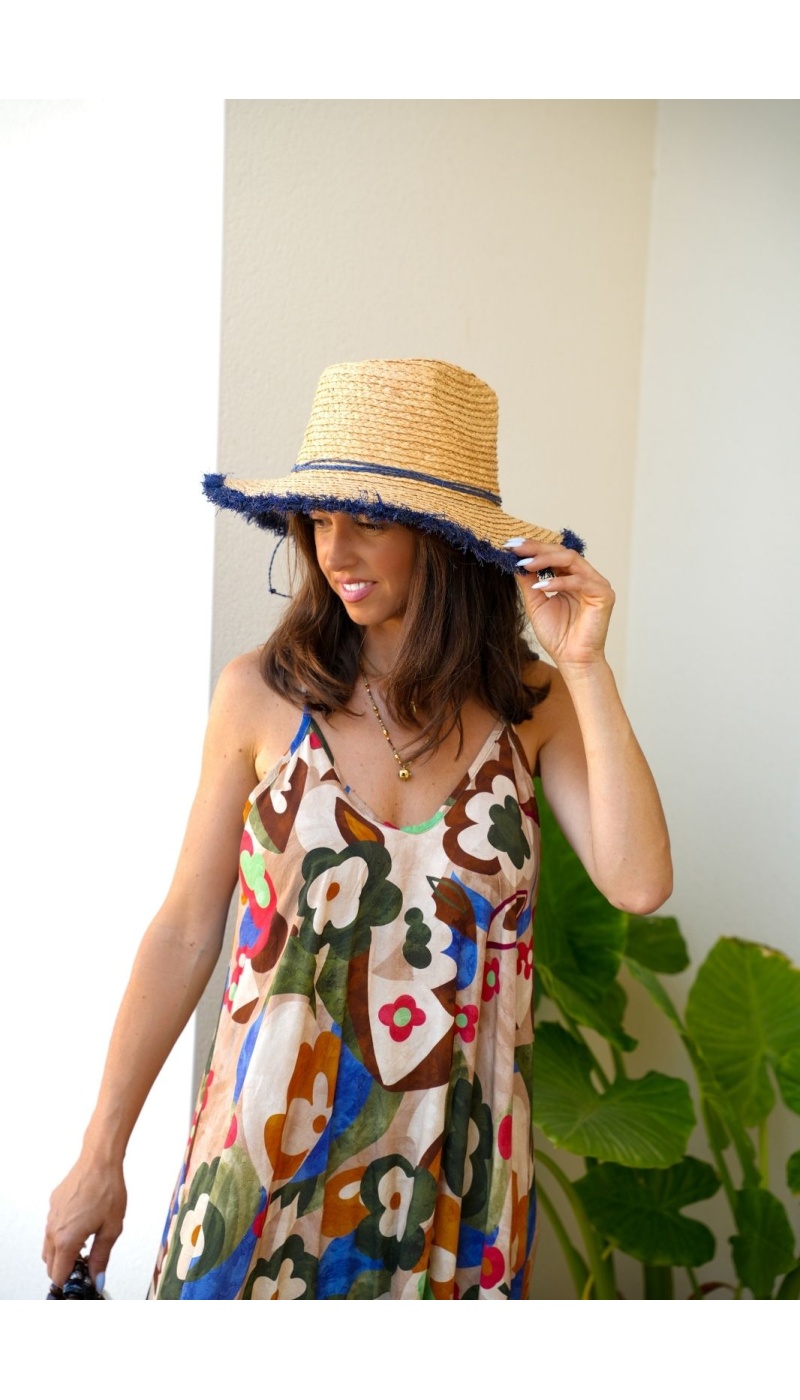 Chapeaux Marine Rafia PORTOFINO