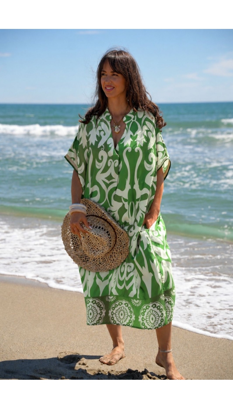 Robe Longue Vert VAIANA