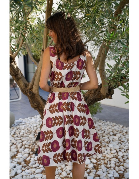 ROBES FEMME FLEURS BORDEA E26