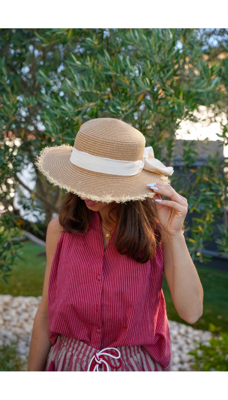 CHAPEAUX BLANC CAMEL E26