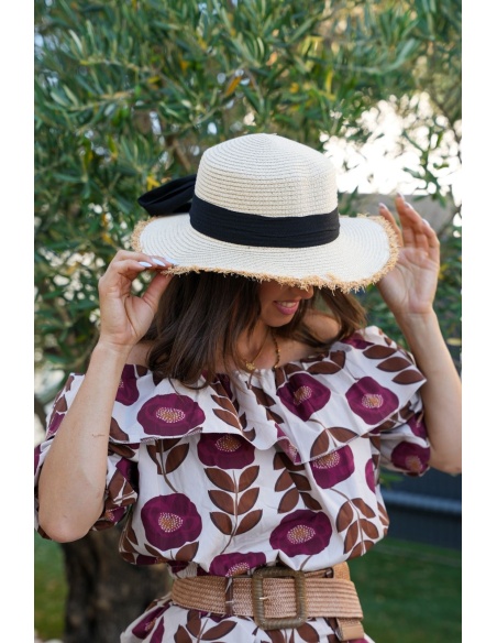 CHAPEAUX NOIR CAMEL E26