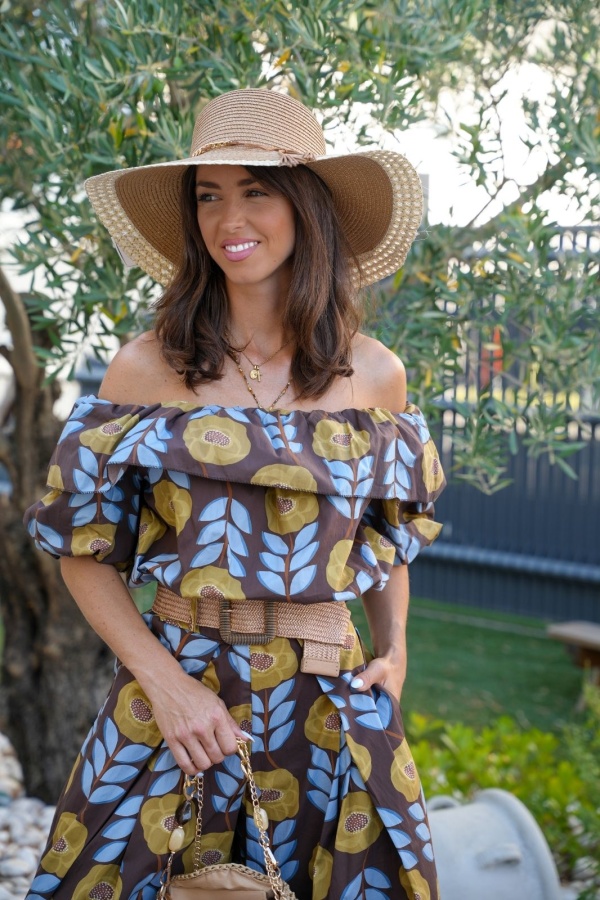 TOP FEMME VOLANT CHOCO E26