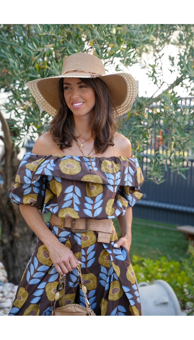 TOP FEMME VOLANT CHOCO E26